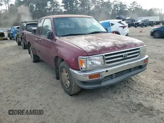 1996 Toyota T100 DX with VIN JT4TN12D0T0021827, listed as a Copart auction lot 44328465 with 253,582 mi miles and Salvage Title. Bid and sale history available at carsss.com. Image 11.