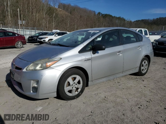 2010 Toyota Prius II with VIN JTDKN3DU3A0116500, listed as a Copart auction lot 47811905 with 325,837 mi miles and Salvage Title. Bid and sale history available at carsss.com. Image 1.