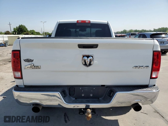 2016 Ram 1500 Big Horn with VIN 3C6JR7BT3GG122858, listed as a Copart auction lot 57103695 with 143,288 mi miles and Salvage title. Bid and sale history available at DreamBid. Image 6.