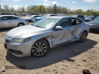 2015 Acura TLX Technology z VIN 19UUB2F53FA013713, wystawiony jako Copart lot #54011925 z przebiegiem 67 693 mil mil oraz Szkoda całkowita • Salvage title. Historia ofert i sprzedaży dostępna na DreamBid. Obrazek 1.