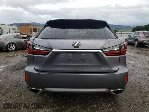 2017 Lexus RX with VIN 2T2ZZMCA7HC079138, listed as a Copart auction lot 73503732 with 47,421 mi miles. Bid and sale history available at carsss.com. Image 6.