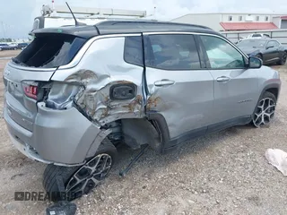 2024 Jeep Compass Limited с VIN 3C4NJDCN0RT610787, выставлен на аукционе IAAI как лот 42506705 с пробегом 54 843 миль миль и . История ставок и продаж доступна на DreamBid. Изображение 4.