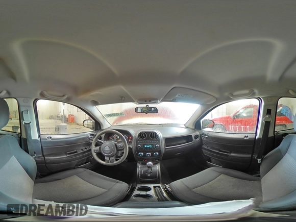 2012 Jeep Compass Sport with VIN 1C4NJCBB0CD640158, listed as a Copart auction lot 83050984 with 126,317 mi miles and Salvage Title. Bid and sale history available at carsss.com. Image 15.