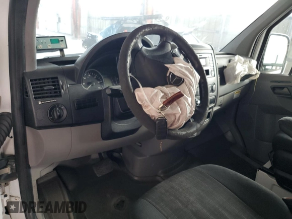 2016 Mercedes-Benz Sprinter Cargo with VIN WD3PE7DD6GP251106, listed as a Copart auction lot 37307944 with Not Provided miles. Bid and sale history available at carsss.com. Image 8.