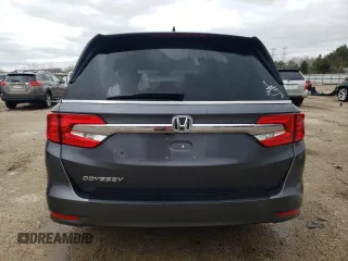 2019 Honda Odyssey EX-L with VIN 5FNRL6H74KB004916, listed as a Copart auction lot 53959205 with 60,100 mi miles and Salvage Title. Bid and sale history available at DreamBid. Image 6.