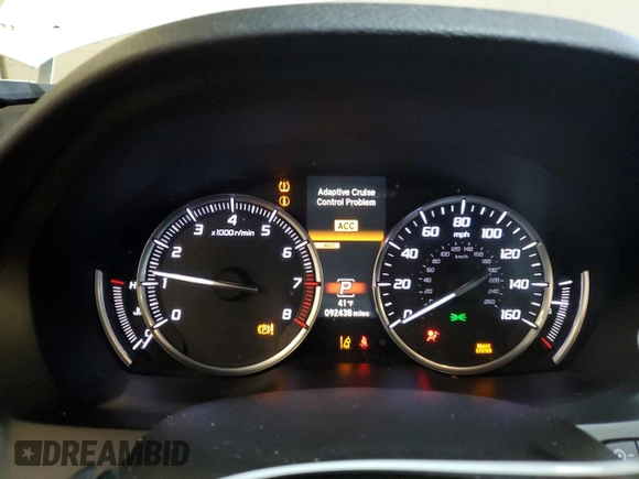 2018 Acura MDX w/Technology Pkg with VIN 5J8YD4H51JL029359, listed as a Copart auction lot 70919542 with 92,438 mi miles. Bid and sale history available at carsss.com. Image 9.