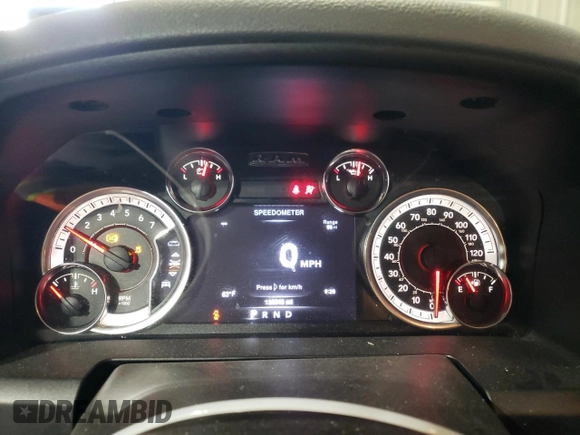 2019 Ram 1500 Classic Warlock with VIN 1C6RR6GG3KS670918, listed as a Copart auction lot 84931314 with 129,846 mi miles and Clean Title. Bid and sale history available at carsss.com. Image 9.