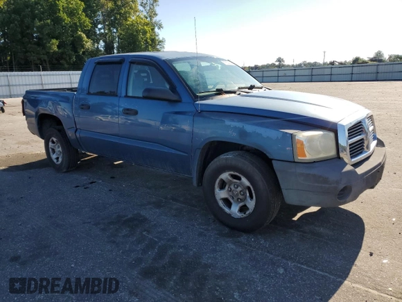 2005 Dodge Dakota ST with VIN 1D7HE28KX5S204098, listed as a Copart auction lot 69924624 with 326,213 mi miles and Salvage Title. Bid and sale history available at carsss.com. Image 4.