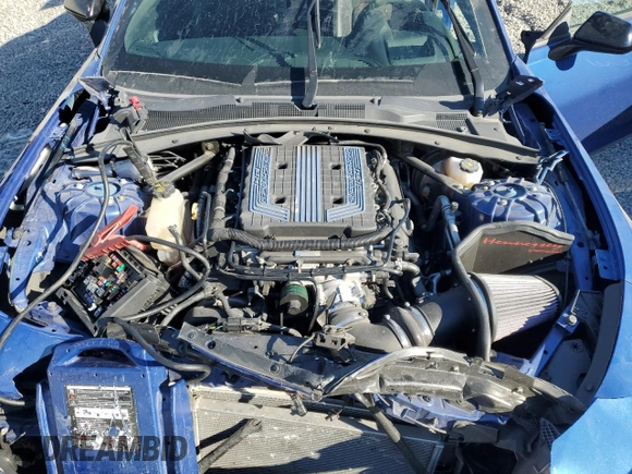 2021 Chevrolet Camaro ZL1 with VIN 1G1FK1R68M0122802, listed as a Copart auction lot 88266485 with 23,731 mi miles and Salvage Title. Bid and sale history available at carsss.com. Image 11.