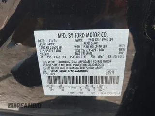 2025 Ford Explorer ST-Line z VIN 1FMUK8KH7SGA60005, wystawiony jako IAAI lot #42098791 z przebiegiem 1 830 mil mil oraz . Historia ofert i sprzedaży dostępna na DreamBid. Obrazek 9.