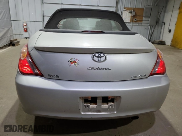 2006 Toyota Solara SE с VIN 4T1FA38P86U107210, выставлен на аукционе Copart как лот 59500975 с пробегом 241 764 миль миль и Списание • Salvage title. История ставок и продаж доступна на DreamBid. Изображение 6.