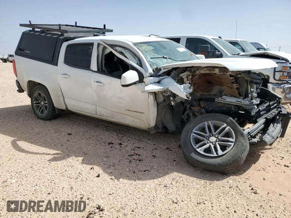 2022 Chevrolet Colorado 2WD Work Truck with VIN 1GCGSBEA4N1312877, listed as a Copart auction lot 87081854 with Not provided miles and Salvage title. Bid and sale history available at DreamBid. Image 4.
