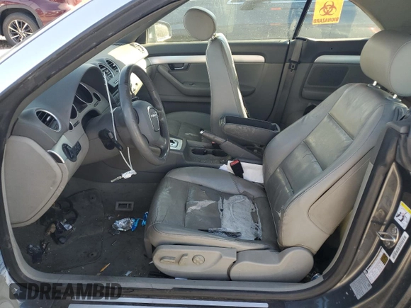 2009 Audi A4 Special Edition with VIN WAUAF48H39K007835, listed as a Copart auction lot 75881444 with Not provided miles and Salvage title. Bid and sale history available at DreamBid. Image 7.