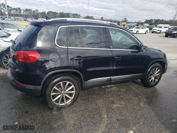 2017 Volkswagen Tiguan Wolfsburg Edition with VIN WVGSV7AX0HK021649, listed as a Copart auction lot 47145005 with 180,934 mi miles and Clean Title. Bid and sale history available at carsss.com. Image 3.