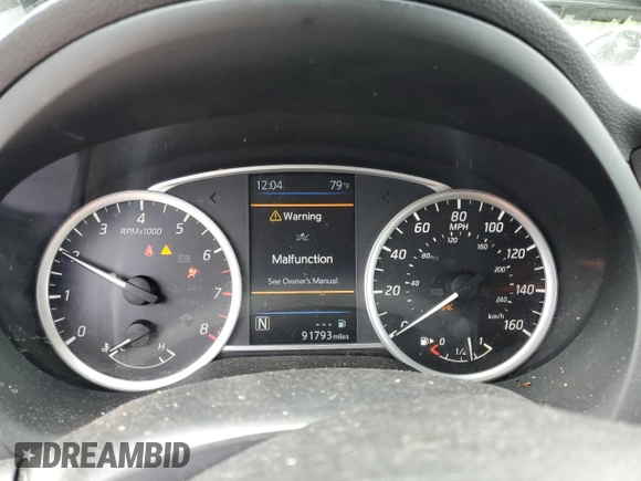 2019 Nissan Sentra S with VIN 3N1AB7APXKY229901, listed as a Copart auction lot 54300915 with 91,793 mi miles and Salvage title. Bid and sale history available at DreamBid. Image 9.