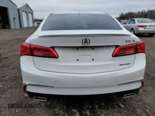2018 Acura TLX w/Advance Pkg with VIN 19UUB3F78JA800267, listed as a Copart auction lot 45623984 with 125,758 mi miles and Salvage Title. Bid and sale history available at carsss.com. Image 6.