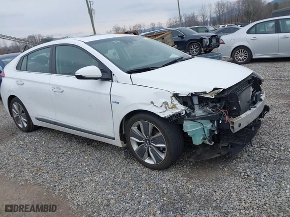 2018 Hyundai Ioniq Hybrid Limited with VIN KMHC05LC3JU073109, listed as a IAAI auction lot 41625293 with 69,415 mi miles. Bid and sale history available at carsss.com. Image 1.
