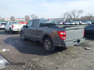 2021 Ford F-150 XL with VIN 1FTEX1EP7MKE31474, listed as a IAAI auction lot 41487560 with 38,030 mi miles and . Bid and sale history available at DreamBid. Image 3.