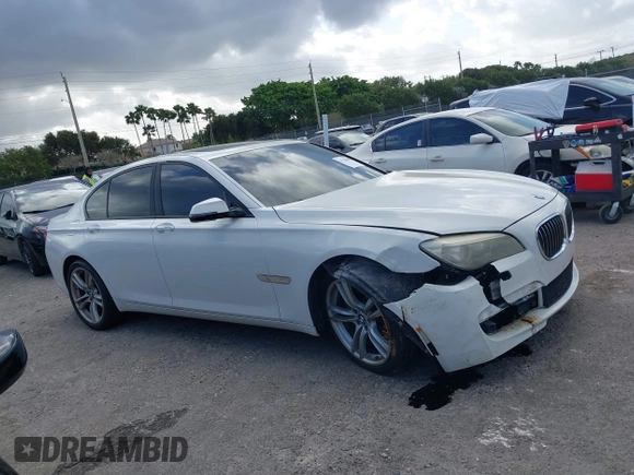2014 BMW 7 Series 740i with VIN WBAYA6C53ED144195, listed as a IAAI auction lot 41720500 with 123,776 mi miles and . Bid and sale history available at DreamBid. Image 13.