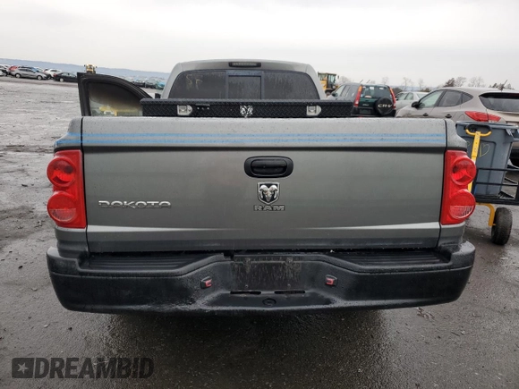 2005 Dodge Dakota ST with VIN 1D7HW22K25S316237, listed as a Copart auction lot 47223115 with Not Provided miles and Salvage Title. Bid and sale history available at DreamBid. Image 6.