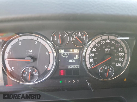2012 Ram 2500 Laramie with VIN 3C6UD5FL3CG117180, listed as a Copart auction lot 86642324 with 154,563 mi miles and Salvage Title. Bid and sale history available at carsss.com. Image 9.