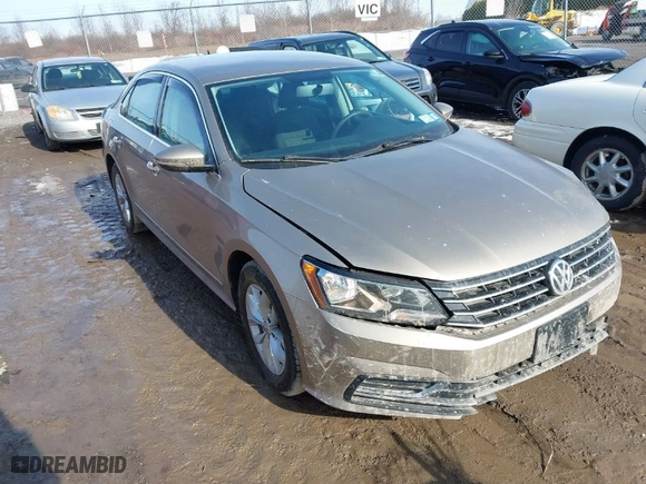 2016 Volkswagen Passat 1.8T S with VIN 1VWAT7A30GC049489, listed as a IAAI auction lot 41737544 with 77,902 mi miles. Bid and sale history available at carsss.com. Image 1.