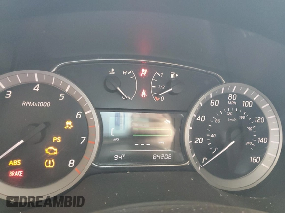 2015 Nissan Sentra SV with VIN 3N1AB7AP0FL690947, listed as a Copart auction lot 53983875 with 84,206 mi miles and Salvage Title. Bid and sale history available at DreamBid. Image 9.