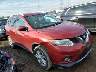 2016 Nissan Rogue SV with VIN KNMAT2MV3GP656594, listed as a Copart auction lot 47096865 with 113,104 mi miles and Salvage Title. Bid and sale history available at carsss.com. Image 4.