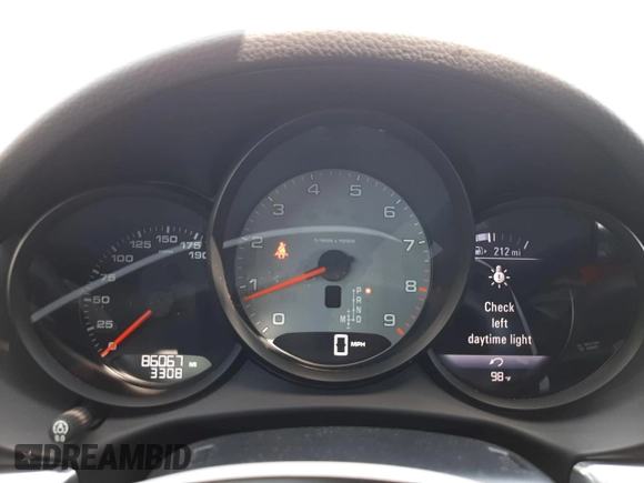 2016 Porsche Cayman S with VIN WP0AB2A83GK185156, listed as a Copart auction lot 47107573 with 86,067 mi miles and . Bid and sale history available at DreamBid. Image 9.