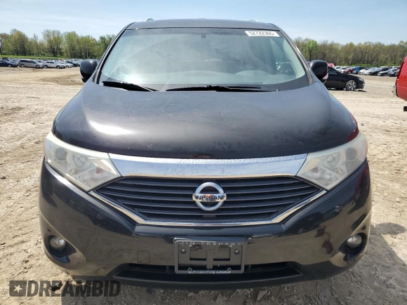 2014 Nissan Quest S with VIN JN8AE2KP1E9105066, listed as a Copart auction lot 52722365 with 140,840 mi miles and Salvage Title. Bid and sale history available at carsss.com. Image 5.