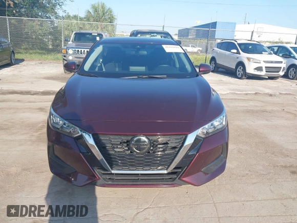 2021 Nissan Sentra SV with VIN 3N1AB8CV6MY267856, listed as a IAAI auction lot 42162019 with 48,165 mi miles and . Bid and sale history available at DreamBid. Image 12.