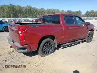 2024 Chevrolet Silverado 1500 RST with VIN 1GCUDEE88RZ350616, listed as a Copart auction lot 76806374 with 11,086 mi miles and Salvage Title. Bid and sale history available at carsss.com. Image 3.