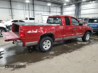 2006 Dodge Dakota SLT with VIN 1D7HW42NX6S717803, listed as a Copart auction lot 89000765 with 139,556 mi miles and Salvage Title. Bid and sale history available at carsss.com. Image 3.