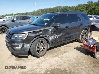 2017 Ford Explorer Sport z VIN 1FM5K8GTXHGB68757, wystawiony jako Copart lot #51852135 z przebiegiem 103 030 mil mil oraz Szkody całkowita. Historia ofert i sprzedaży dostępna na DreamBid. Obrazek 1.