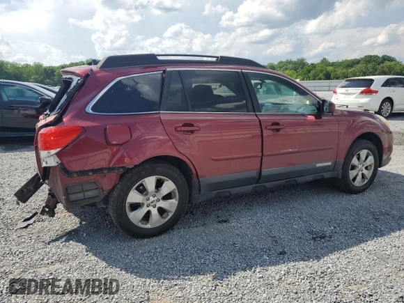 2012 Subaru Outback Limited with VIN 4S4BRBKC6C3231226, listed as a Copart auction lot 56173025 with Not provided miles and Salvage title. Bid and sale history available at DreamBid. Image 3.