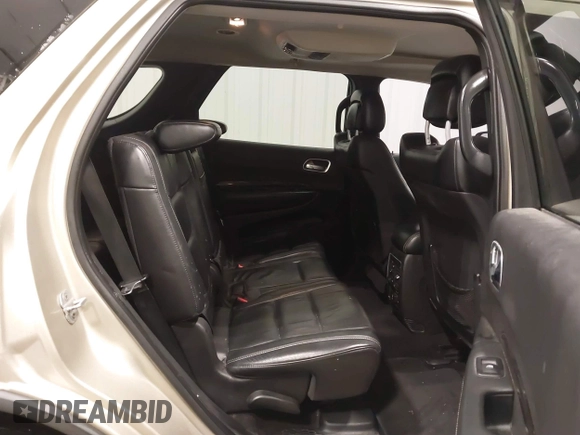 2011 Dodge Durango Citadel with VIN 1D4RE5GG7BC695817, listed as a IAAI auction lot 41596051 with 196,661 mi miles. Bid and sale history available at carsss.com. Image 8.