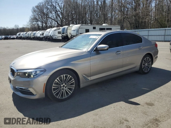 2017 BMW 5 Series 530i with VIN WBAJA5C36HG456508, listed as a Copart auction lot 51534555 with Not Provided miles and Salvage Title. Bid and sale history available at DreamBid. Image 1.