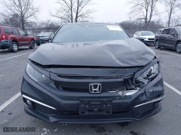 2019 Honda Civic Coupe EX with VIN 2HGFC3B36KH357046, listed as a IAAI auction lot 41251475 with 38,329 mi miles. Bid and sale history available at carsss.com. Image 12.