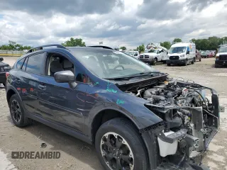 2021 Subaru Crosstrek Premium with VIN JF2GTAPC6M8299563, listed as a Copart auction lot 58567535 with 85,725 mi miles and Salvage title. Bid and sale history available at DreamBid. Image 1.