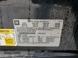 2014 GMC Acadia SLE with VIN 1GKKRPKD3EJ326596, listed as a Copart auction lot 53603695 with 158,494 mi miles and Salvage title. Bid and sale history available at DreamBid. Image 13.