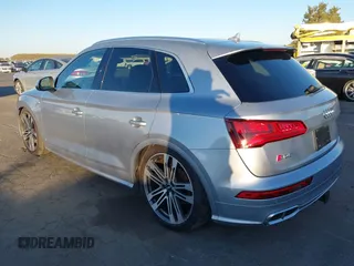 2018 Audi SQ5 Prestige with VIN WA1C4AFY2J2026510, listed as a IAAI auction lot 41410057 with Not Provided miles and . Bid and sale history available at DreamBid. Image 3.