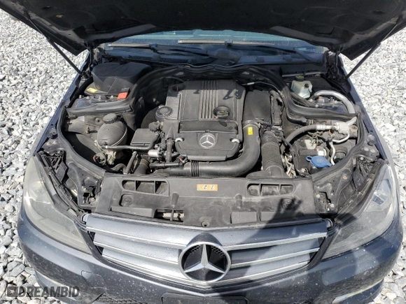 2013 Mercedes-Benz C-Class C 250 with VIN WDDGJ4HB7DF978108, listed as a Copart auction lot 51409005 with 117,705 mi miles and Salvage Title. Bid and sale history available at carsss.com. Image 11.