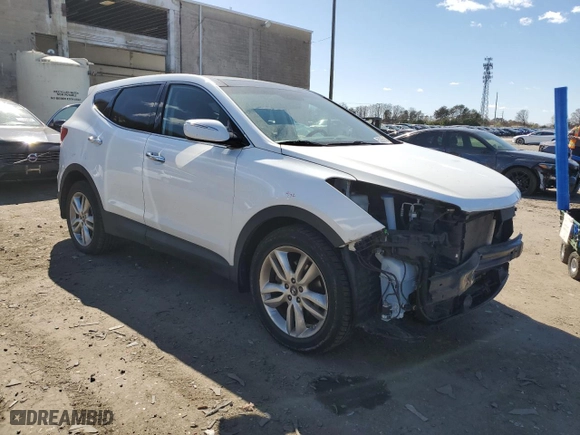2013 Hyundai Santa Fe 2.0T Sport with VIN 5XYZWDLA9DG101152, listed as a Copart auction lot 50385615 with 112,568 mi miles and Salvage Title. Bid and sale history available at carsss.com. Image 4.