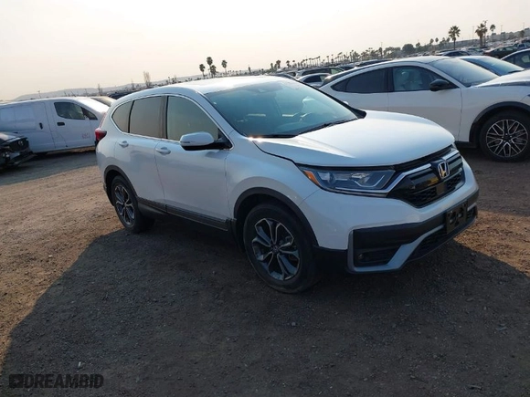 2021 Honda CR-V EX with VIN 5J6RW1H56MA013728, listed as a IAAI auction lot 41382196 with 36,004 mi miles. Bid and sale history available at carsss.com. Image 1.