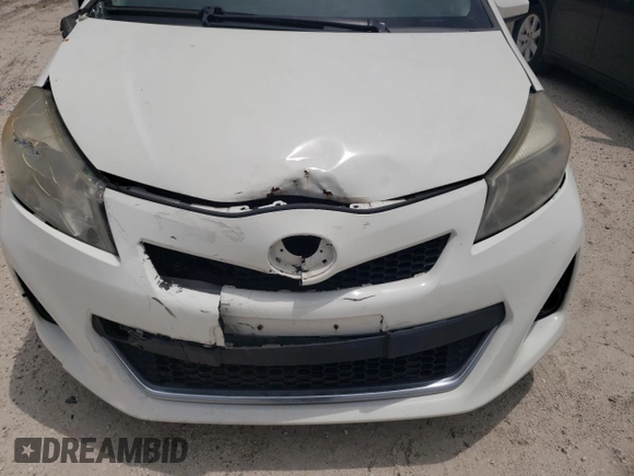 2012 Toyota Yaris L with VIN JTDKTUD36CD523080, listed as a Copart auction lot 77607654 with 134,041 mi miles and Clean Title. Bid and sale history available at carsss.com. Image 5.
