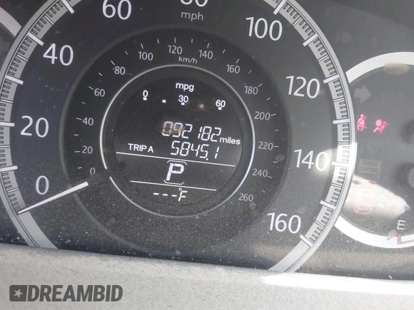 2015 Honda Accord Sedan LX with VIN 1HGCR2F33FA204165, listed as a IAAI auction lot 41631780 with 92,182 mi miles. Bid and sale history available at carsss.com. Image 15.