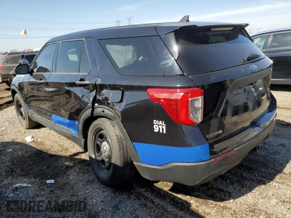 2022 Ford Police Interceptor Utility z VIN 1FM5K8AB3NGB75500, wystawiony jako Copart lot #48436845 z przebiegiem 35 870 mil mil oraz Szkoda całkowita • Salvage title. Historia ofert i sprzedaży dostępna na DreamBid. Obrazek 2.