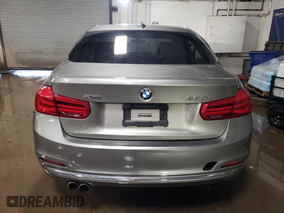 2017 BMW 3 Series 330i xDrive with VIN WBA8D9G31HNU61439, listed as a Copart auction lot 46158625 with 53,270 mi miles and Salvage Title. Bid and sale history available at carsss.com. Image 6.