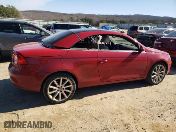 2007 Volkswagen Eos 2.0T with VIN WVWDA71F47V029749, listed as a Copart auction lot 42396885 with 67,454 mi miles and Salvage Title. Bid and sale history available at DreamBid. Image 3.