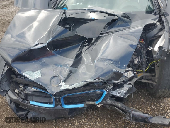 2014 BMW i8 with VIN WBY2Z2C55EVX64310, listed as a Copart auction lot 50491465 with 0 mi miles and Salvage Title. Bid and sale history available at carsss.com. Image 11.
